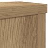 vidaXL Plantenstandaards 2 st 10x10x18 cm hout artisanaal eiken