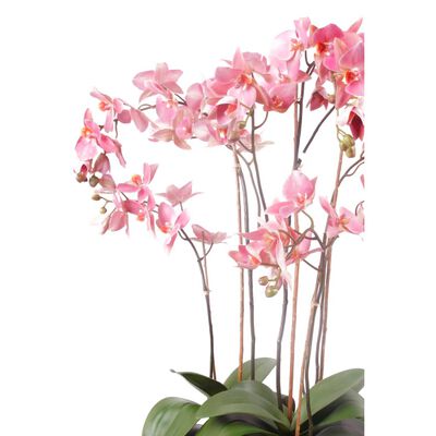 Emerald Kunstplant orchidee met mos roze 75 cm 417662