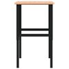 vidaXL Werkbank rechthoekig 100x60x(71,5-98) cm massief beukenhout