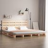 vidaXL Bedframe zonder matras massief grenenhout 140x190 cm