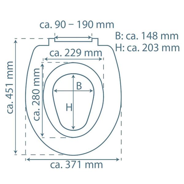 SCH&Uuml;TTE Toiletbril FAMILY WHITE duroplast wit