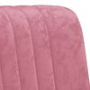 vidaXL Fauteuil fluweel roze