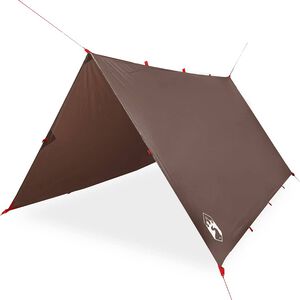 vidaXL Kampeerluifel waterdicht 366x306 cm bruin