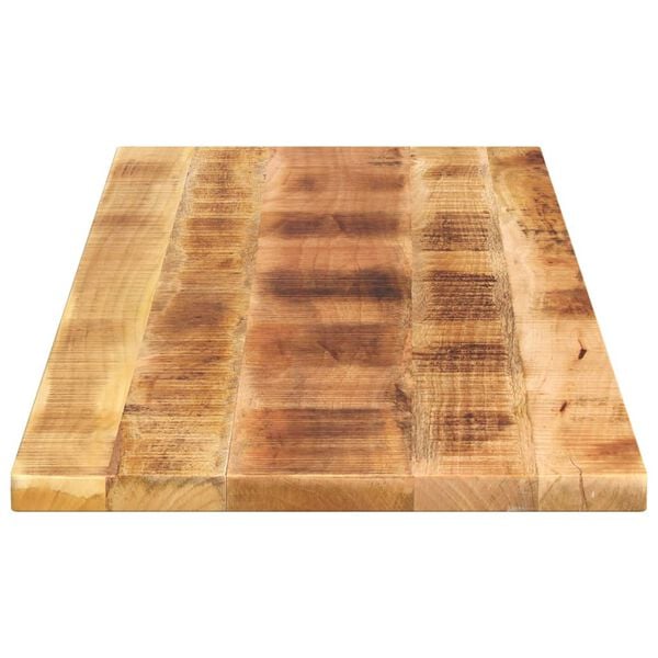 vidaXL Tafelblad rechthoekig 160x50x3,8 cm massief ruw mangohout