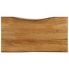 vidaXL Tafelblad met natuurlijke rand 100x60x3,8 cm massief mangohout