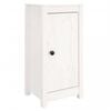 vidaXL Dressoirs 2 st 39x35x80 cm massief grenenhout wit