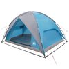 vidaXL Camping Tent met Regenhoes Waterdicht Blauw 310 x 245 x 160 cm
