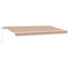 vidaXL Uitschuifbare luifel Multikleur 400 x 200 cm Stof