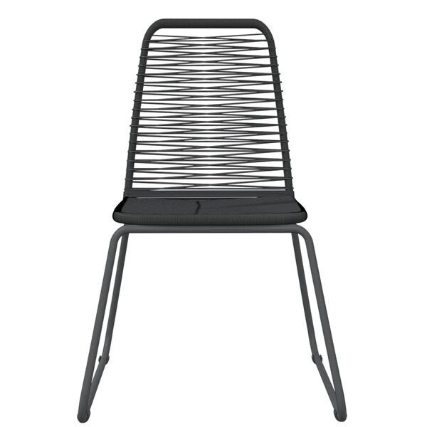 vidaXL 7-delige Tuinset zwart