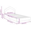 vidaXL Bedframe voor kinderen met hoofdbord Roze 90 x 200 cm Fluweel
