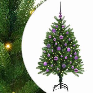 vidaXL Kerstboom met 150 LED met standaard Groen 120 cm PE