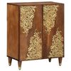 vidaXL Dressoir Bruin 60 x 33 x 75 cm Massief Mango Hout