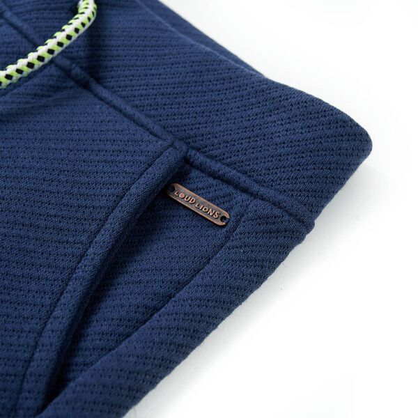 Kindershorts met trekkoord 116 donkerblauw