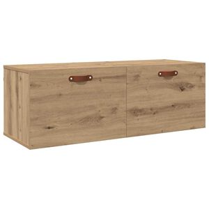 vidaXL Wandkast 100 x 36,5 x 35 cm Bewerkt hout Artisan Eiken
