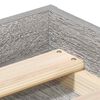 vidaXL Bedframe grijs sonoma eikenkleurig 75x190 cm