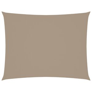 vidaXL Zonnescherm rechthoekig 2x3 m oxford stof taupe