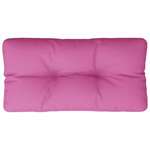 vidaXL Palletkussen 80x40x12 cm stof roze