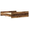 vidaXL Bedframe zonder matras 160x200 cm bewerkt hout oud hout