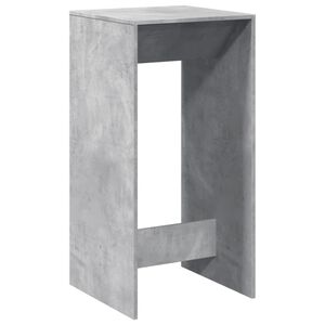vidaXL Bartafel 51x50x103,5 cm bewerkt hout betongrijs