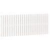 vidaXL Wandhoofdbord 147x3x60 cm massief grenenhout wit