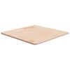 vidaXL Tafelblad vierkant 60x60x1,5 cm onbehandeld massief eikenhout