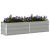 vidaXL Plantenbak Lichtgrijs 480 x 50 x 45 cm Gegalvaniseerd staal