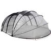 vidaXL Zwembad Tent Koepel Doorzichtig 640 x 432 x 205 cm PVC