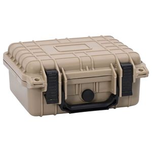 vidaXL Harde bagagekoffer met opslag Zand 27 x 24,5 x 12,5 cm