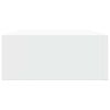 vidaXL Wandschappen 2 st met lade 40x23,5x10 cm MDF wit