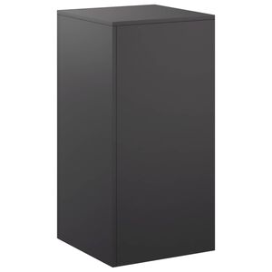 vidaXL Plantenstandaard Zwart 40 x 40 x 80 cm Staal