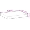 vidaXL Wandschappen 4 st zwevend 60x30x4 cm onbehandeld acaciahout