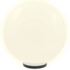 vidaXL LED-bollampen 2 st rond 50 cm PMMA