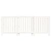 vidaXL Radiatorombouw 210x21x85 cm massief grenenhout wit