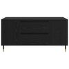 vidaXL Salontafel met lade Zwart Eiken 102 x 44,5 x 50 cm Bewerkt hout