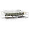 vidaXL Bedframe zonder matras massief grenenhout wit 80x200 cm