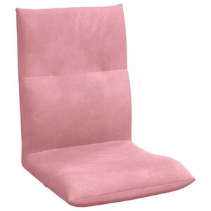 vidaXL Verstelbare vlo stoelen Roze Fluweel