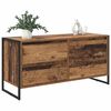vidaXL TV-kast met lade Oud Hout 100 x 36 x 49.5 cm Bewerkt hout