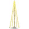 vidaXL LED Kerstboom 385 cm 2460 LED's Warmwit Staal Zwart