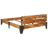vidaXL Bedframe massief acaciahout geborstelde afwerking 120x200 cm
