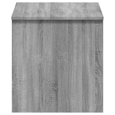 vidaXL Salontafel 102x50,5x52,5 cm bewerkt hout grijs sonoma eiken