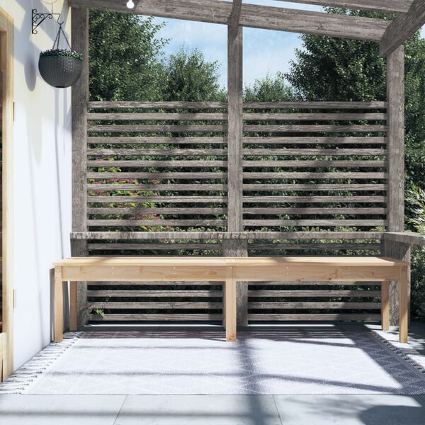 vidaXL Tuinbank 2-zits 203,5x44x45 cm massief grenenhout