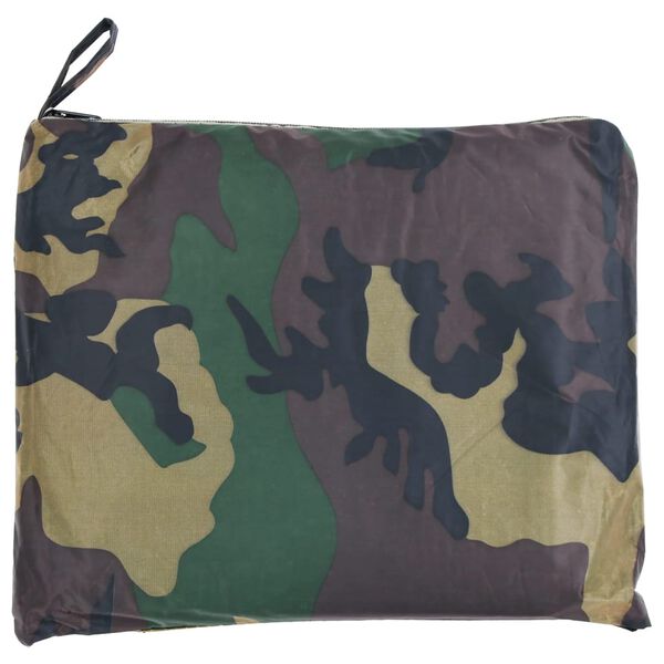 Regenpak 2-delig met capuchon (heren / camouflage / maat XL)