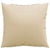 vidaXL Bankkussens 4 st 50x50 cm stof beige