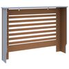 vidaXL Radiatorombouw 112x19x81,5 cm MDF antraciet