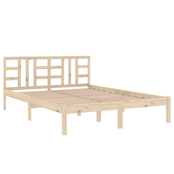 vidaXL Bedframe massief hout 180x200 cm