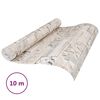 vidaXL Vliesbehang 3D steen-look 10x0,53 m grijs en beige