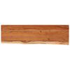 vidaXL Tafelblad rechthoekig natuurlijke rand 120x40x3,8 cm acaciahout