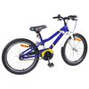 vidaXL Kinderfiets 24 Inch voor 8-12 jaar oud Blauw Wit