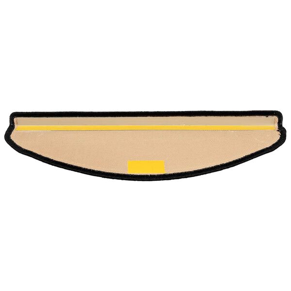 vidaXL Trapmatten zelfklevend 5 st 65x21x4 cm zwart en grijs