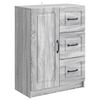 vidaXL Dressoir met lade Grijs sonoma 66 x 34,5 x 87 cm Bewerkt hout